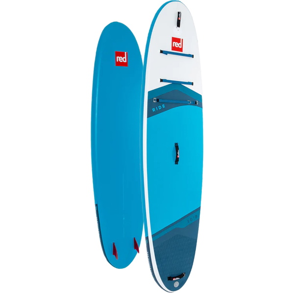 2024 Red Paddle Co 10'6 Ride Stand Up Paddle Board, taske, pagaj, pumpe og snor - førsteklasses pakke